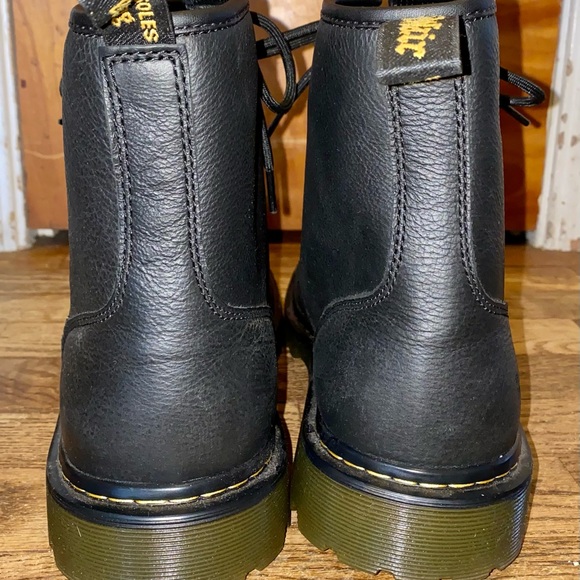 Dr. Martens Awley Combat Boot Black Size US 14 Brand New - Picture 3 of 6